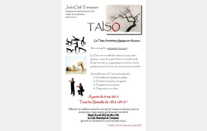 Nouveau: Cours de Taïso