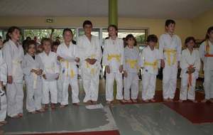 Remise des grades au centre aéré