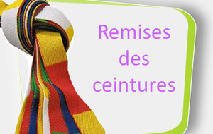 Remise des ceintures - 14 juin au dojo