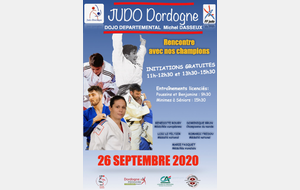 Rencontre  Judo  samedi 26 septembre